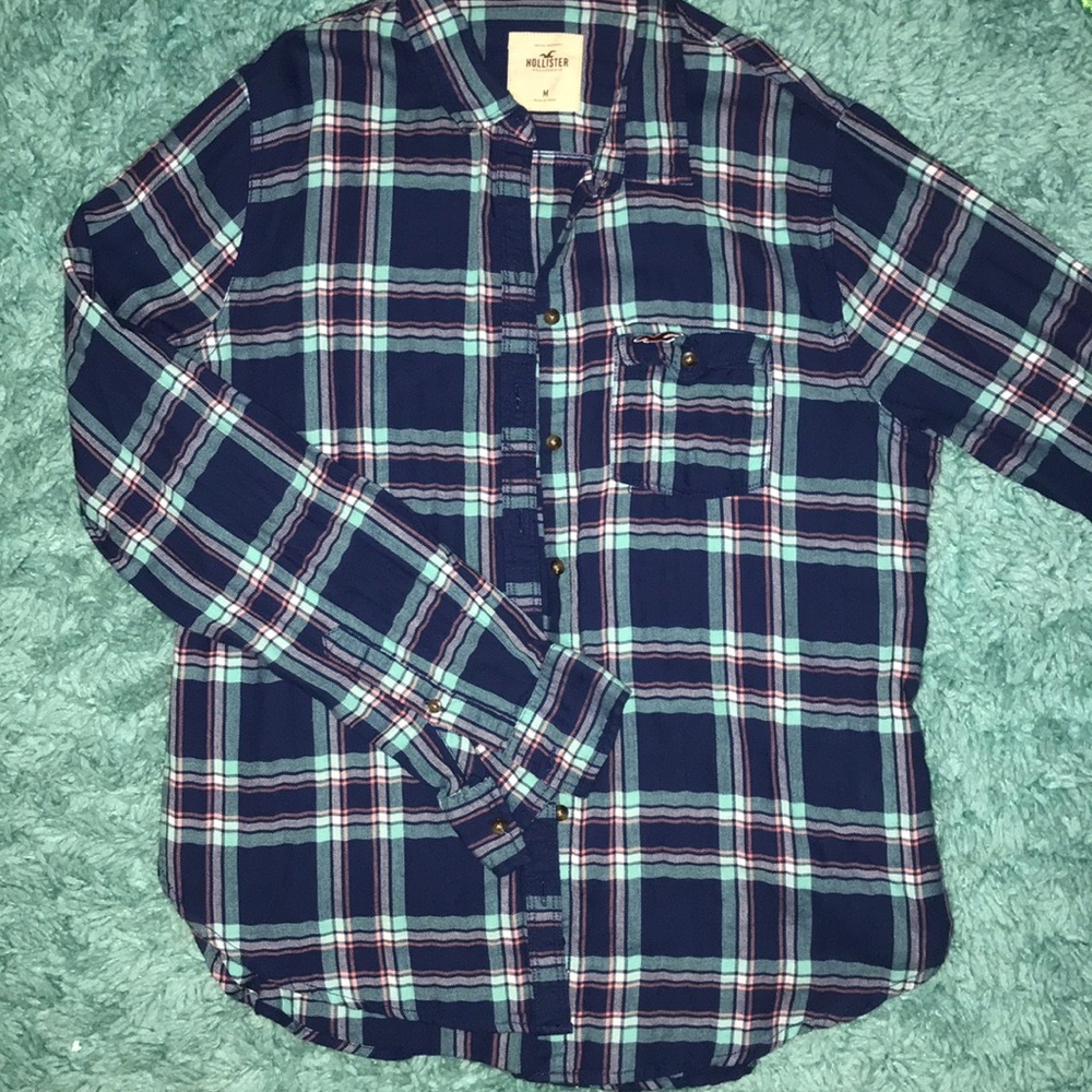 Women’s Blue Hollister Flannel